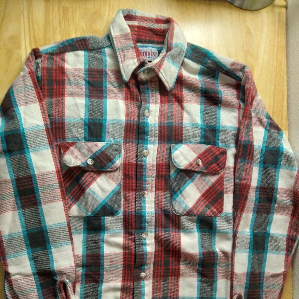 Vintage Great Northwest Sportswear Flannel Button Down Shirt